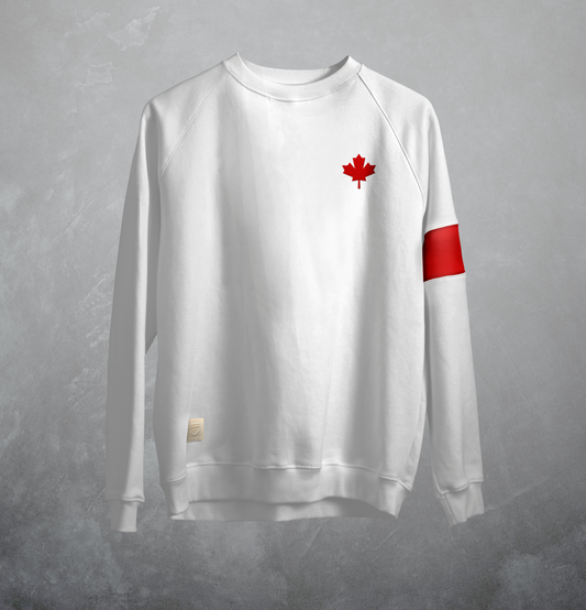 Sweatshirt Canada White